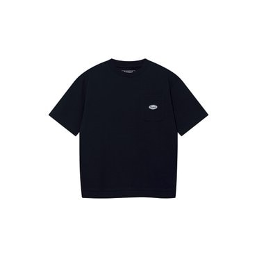 커버낫 키즈 포켓 밑단립 반팔티셔츠 네이비 CK2502ST16NA