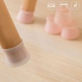 고품질 소음방지 긁힘방지 의자발 커버 실리콘 식탁의자 4p 식탁의자발커버 (W7A9043)