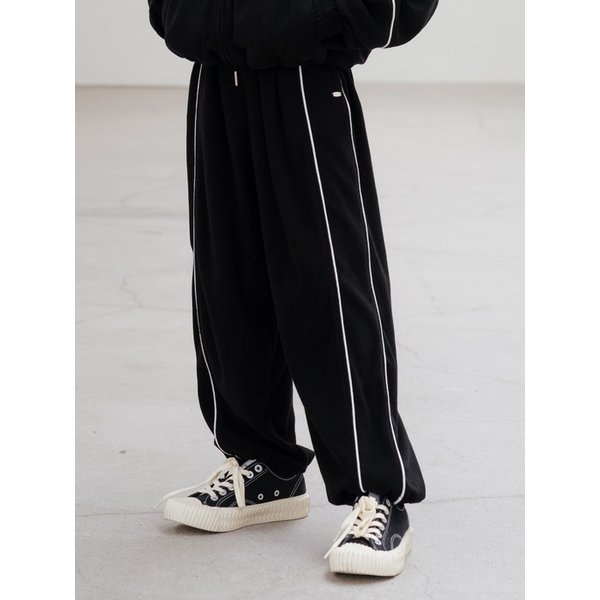 스포티 파이핑 타올 팬츠