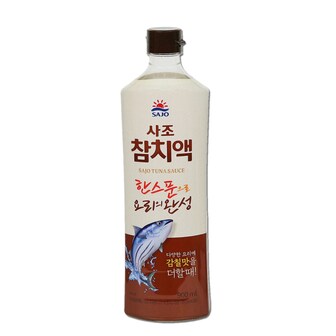  사조대림 감칠맛 찌개육수 천연조미료 참치액 900ml
