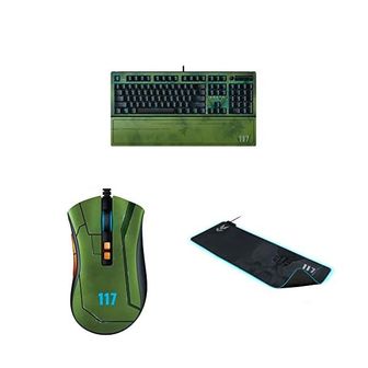  미국 레이저 데스에더 Razer 블랙Widow V3 Mechanical Gaming Keyboard DeathAdder V2 Mouse Gol