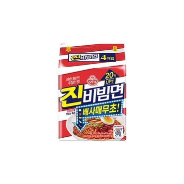 오뚜기 진비빔면 156g x 16봉