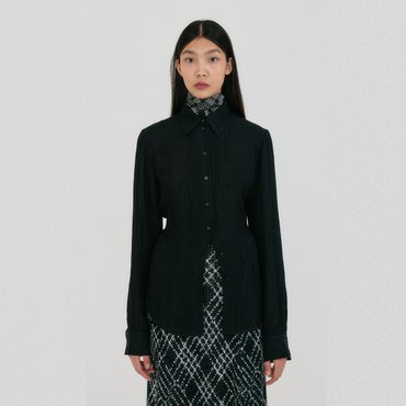 EENK ZEMMA Belted Shirt - Black