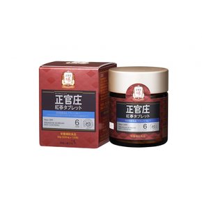 100% ginseng 500mg 정관장 (정강장) 홍삼 태블릿 6년근 인삼 사프리 조선인삼 홍삼(홍삼) 1알