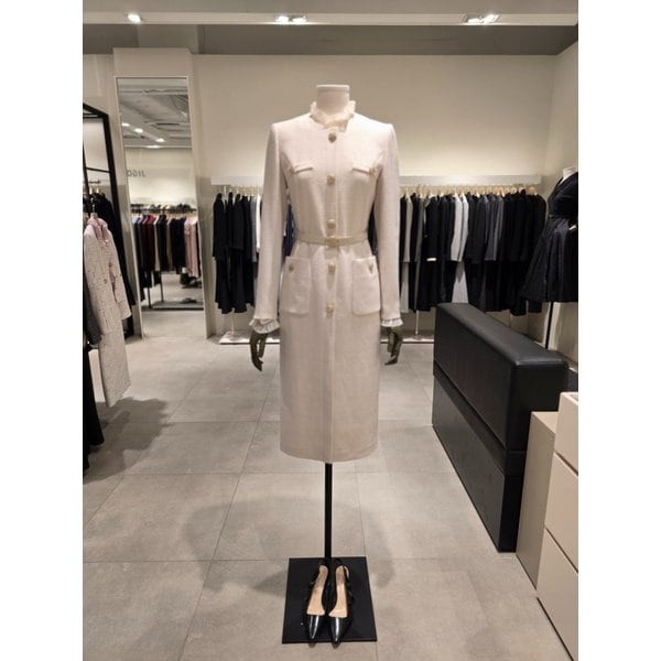 [파주점] 라운드넥 버튼 포인트 H라인 원피스 JRBA0OP962