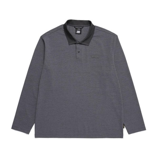 [여주점] N251MPL220 카프 기능성 베이직핏 긴팔 카라티 IRON GREY