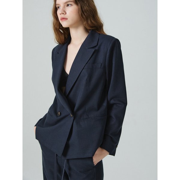 Urban Silhouette Loose-fit Blazer_Navy