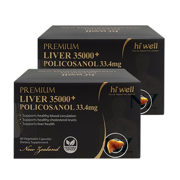 하이웰 리버 35000 폴리코사놀 33.4mg 60캡슐 2개