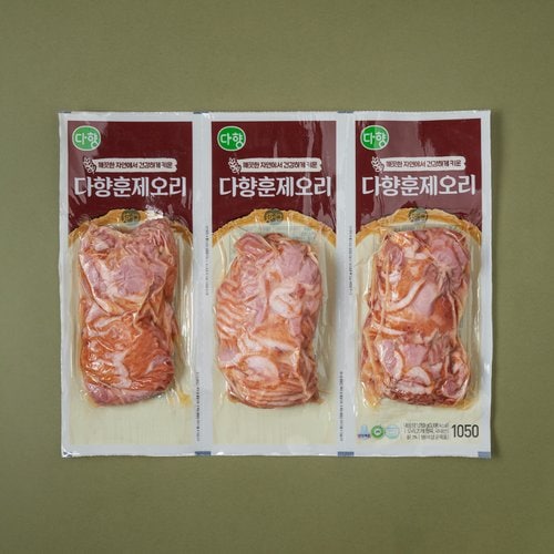 다향훈제오리 슬라이스 350g X 3입