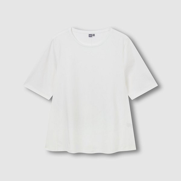 여 A라인 반팔 티셔츠 J116201077001