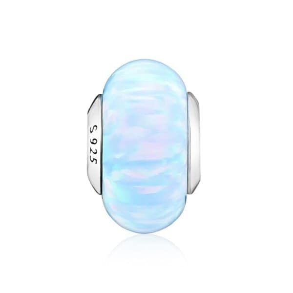 판도라 791691C01 오팔러센트 오션 블루 무라노 참