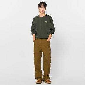 UNISEX 포스트맨 롱 슬리브 티 [VINTAGE KHAKI] / SBD3U01005-MAN