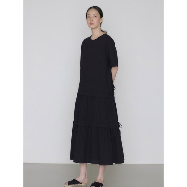 Full shirring string dress