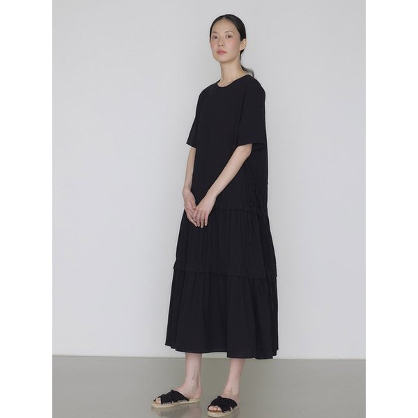 Full shirring string dress