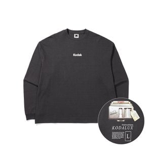 코닥 [공식]에센셜 코다럭스 긴소매 티셔츠 CHARCOAL
