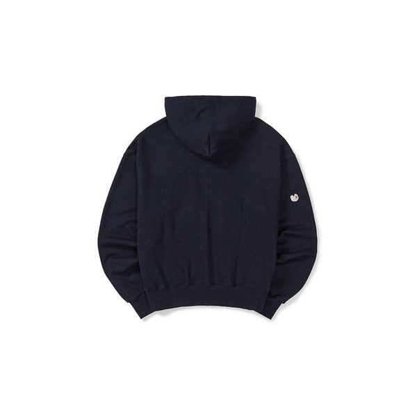Gardener hoodied zip-up / Navy