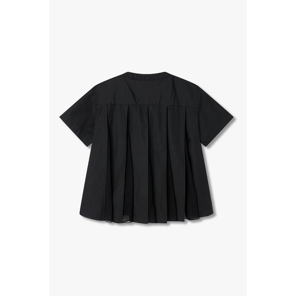 [CLASSICS]여성 숏 슬리브 포플린 풀오버(블랙) 6416120103000