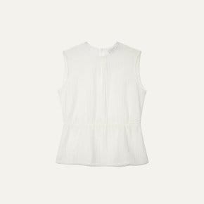 Lace Sleeveless White
