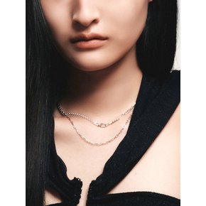 SILVER925 STONE CHAIN 목걸이 [WHITE]