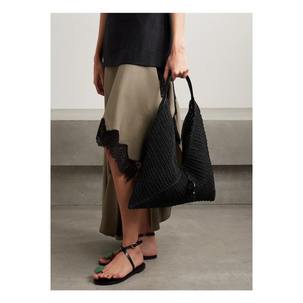 헌팅시즌 오리가미 미디엄 가죽 트림 피케 숄더백 46376663162858163