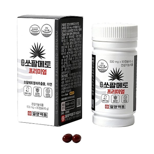 일양약품 쏘팔메토 프리미엄 500mg x 90캡슐