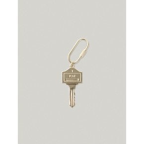 [folnua & fi,ore] MINI POST KEY RING - GOLD [2TYPE]