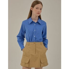 Rohan basic collar shirt_Blue