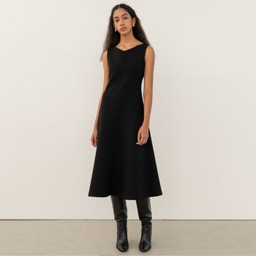 킨더살몬 Karina A-Line Dress Black
