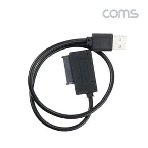 IF675 USB 2.0 M to Slimline SATA 꺾임 노트북 ODD 연결 컨버터
