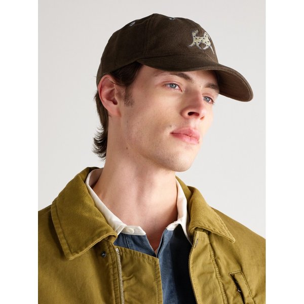 드레익스 아플리케 코튼 몰스킨 베이스볼 캡 46376663162925706