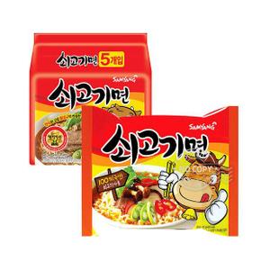 삼양 쇠고기면 120g 5입