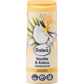 독일 디엠 Balea 발레아 바닐라 및 코코넛 샤워 크림, 300ml