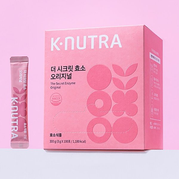 [대용량]케이뉴트라 더 시크릿 효소 오리지널 소화효소 호라산밀300g(3gX100포)3개 총300포