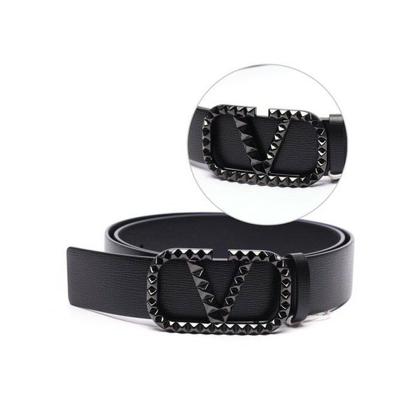 22SS 남성 V 로고 시그니처 블랙 벨트 (XY2T0T33_DNB_0NO_22S)