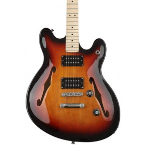 Squier by Fender 일렉트릭 기타 Affinity Starcaster, 3-Tone Sunburst 소프트 케이스 포함