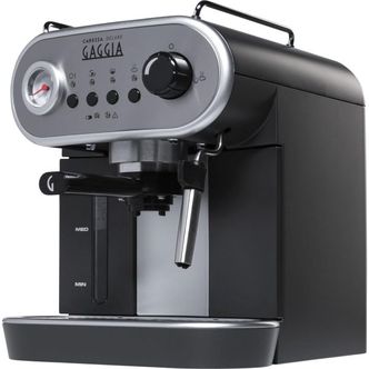  영국 가찌아 커피머신 Gaggia RI8525/01 Carezza Deluxe Hand Coffee Maker for Ground and Pods