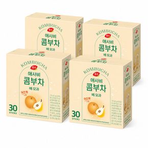 애사비 콤부차 배 모과 30T x 4개[36032811]