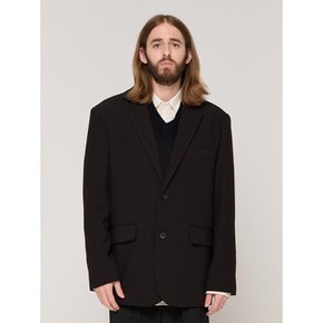 SEMI OVER BLAZER (BLACK)