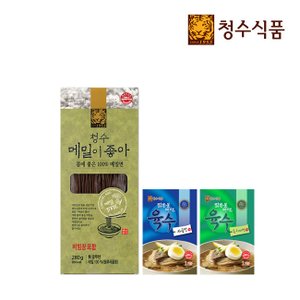 ViPET 청수 메밀이좋아 비빔냉면 280G(2인분) + 사은품 냉면육수 2개