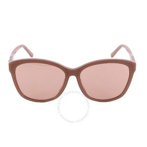 5230537 Jimmy Choo Pink Flash SIlver Square Ladies Sunglasses