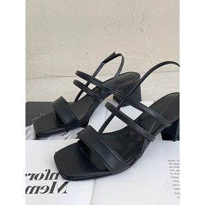 Vivid strap Sandals_black 5cm ODR240017