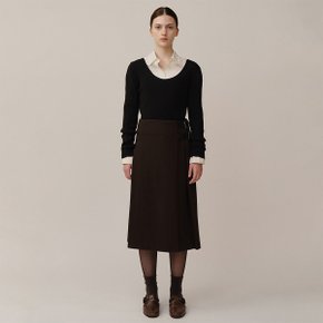 PF24 Wool Skirt Teak