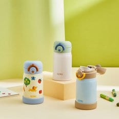 써모스 [2025년 신상품]써모스  유치원 초등학교 원터치 텀블러 JNR-252K 250ml+스티커