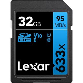 일본 렉사 sd카드 32GB SDHC카드 SD카드 Lexar 렉서 Professional 633x Class10 UHS1 V10 R95MB/