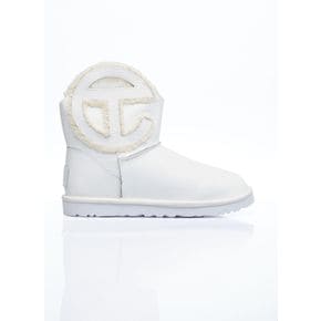 24 FW UGG x Telfar 남성 로고 미니 주름진 부츠  ugt0354019wht 73648327