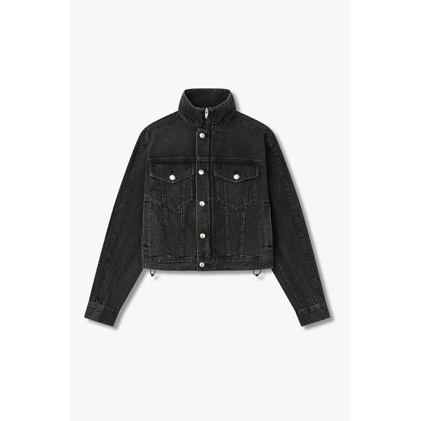 엠보싱 로고 데님 트랙 자켓 3616110102000