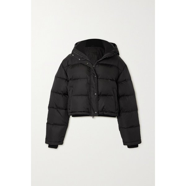 워드로브 NYC Net-a-porter Hooded Quilted Padded Shell Down Jacket 블랙 19971654706677070