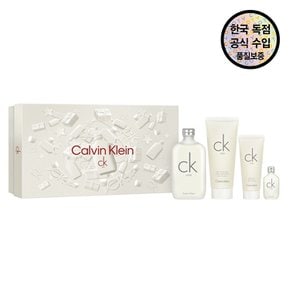 [공식수입원] 캘빈클라인 씨케이원 홀리세트 (EDT 200ml + 바디로션 200ml + 바디워시 100ml + E