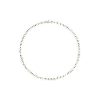 로렌 랄프 로렌 로듐 플레이트 큐빅 지르코니아 네크리스(WALRJWL0K420121040)