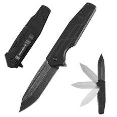 SWISS + TECH G10 DIY 폴딩 나이프 접이식 칼 칼 생존 칼 핸들 라이너 잠금 야외 등산 캠프 방재